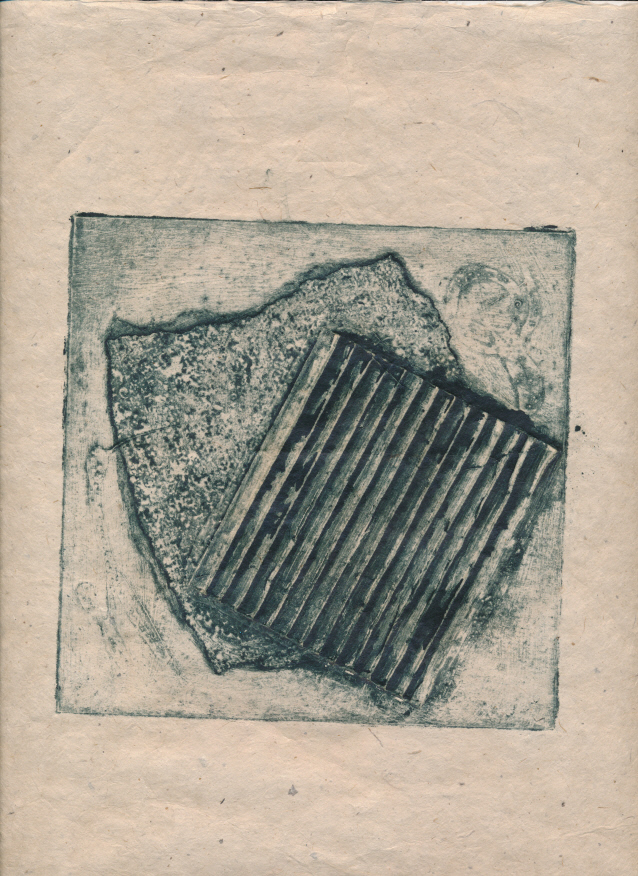 Collagraph after Kurt Schwitters