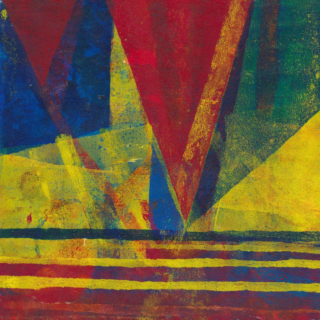 monotype gel print