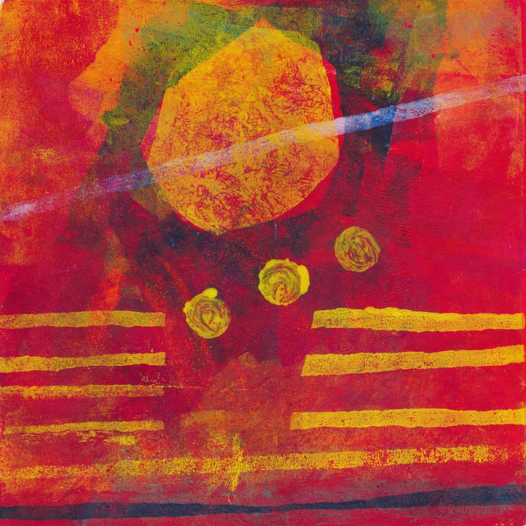 gel print monotype