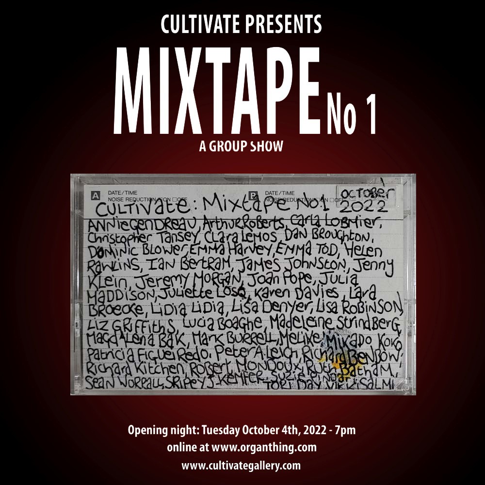 Poster for Mixtape No. 1 - online art exhibition