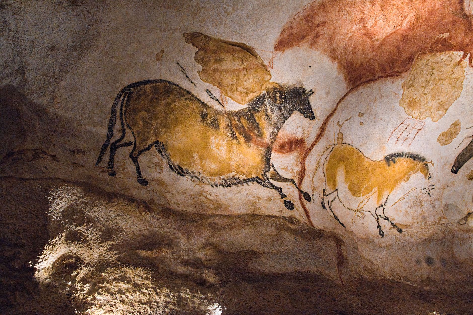 ancient lascaux cave paintings of horses